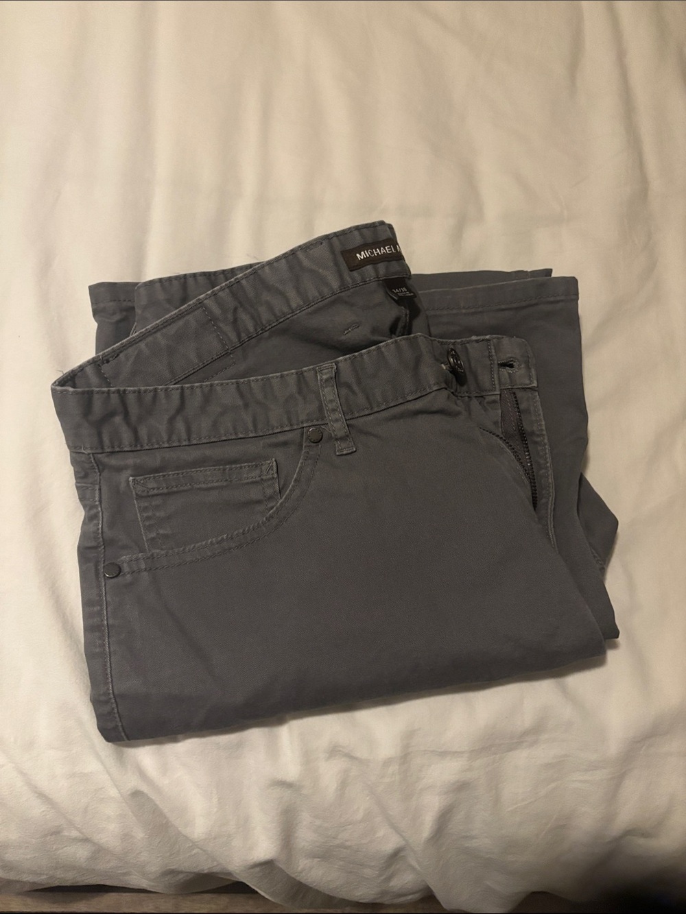 Michael Kors Slate Gray Chinos 34’30